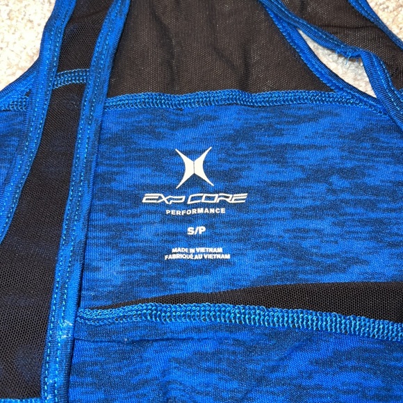 Express Core Performance Blue w/ Mesh Tank Top - Size Small - Picture 5 of 5